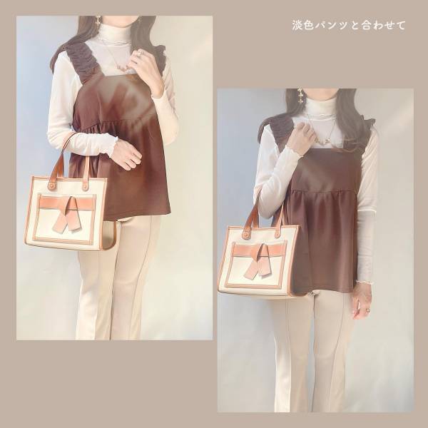 可愛すぎぃ♡「急いでGET」！！【しまむら】何にでも「合わせやすい」“ブラウンビスチェ”紹介