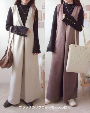 完売する前に欲しいっ！！【しまむら】＜ゆるっと＞着れて「高みえ」する”サロペット”2選