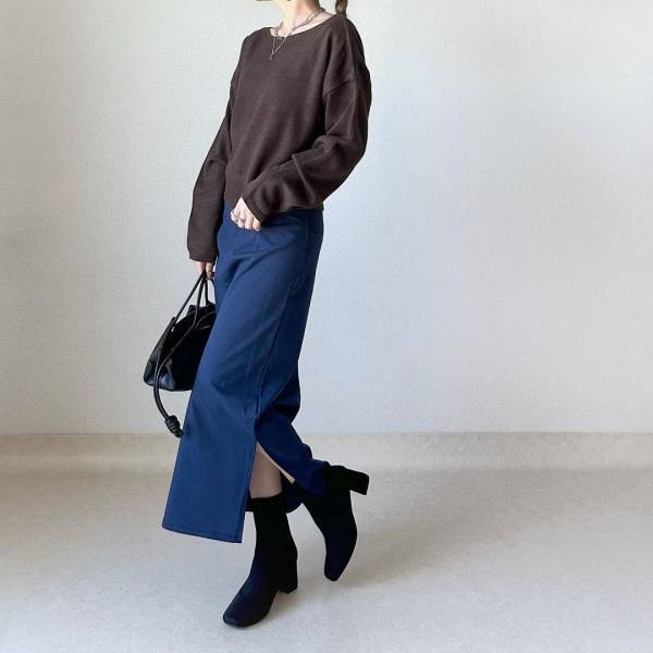 《秋靴これに決めた！》【GU】の”ヒールブーツ”は「安定感」が抜群です♡