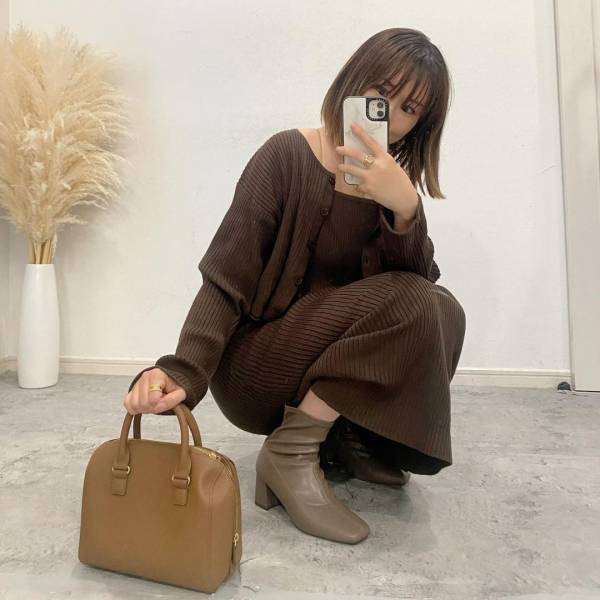 《秋靴これに決めた！》【GU】の”ヒールブーツ”は「安定感」が抜群です♡