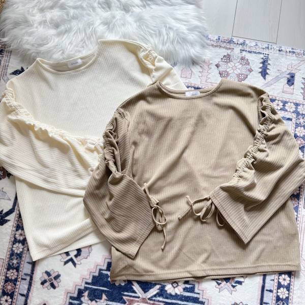 「かわいい～！」ってなって「イロチ買い」した【しまむら】「これは買いでしょ！」な”トップス”2選