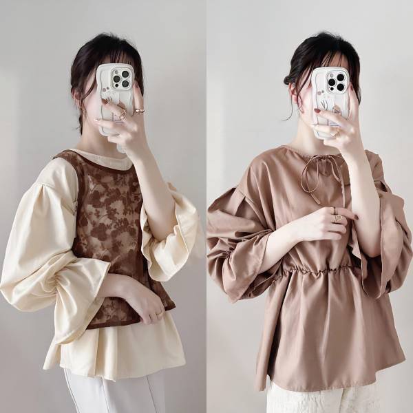 「かわいい～！」ってなって「イロチ買い」した【しまむら】「これは買いでしょ！」な”トップス”2選