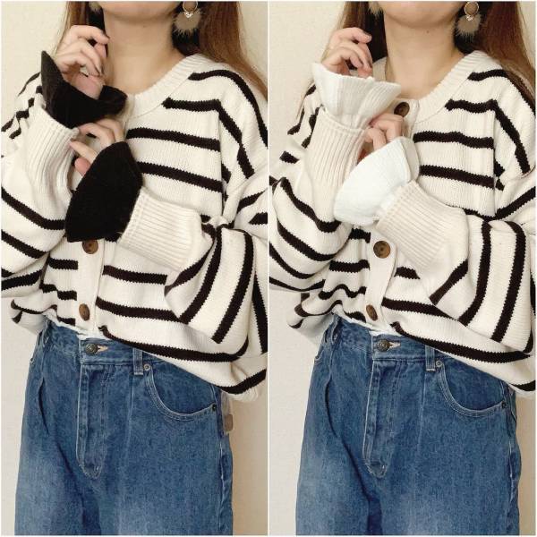 『プラス』するだけっ！！【3COINS】”ニット付けカフス”で「トレンド感」を「アップ」♡