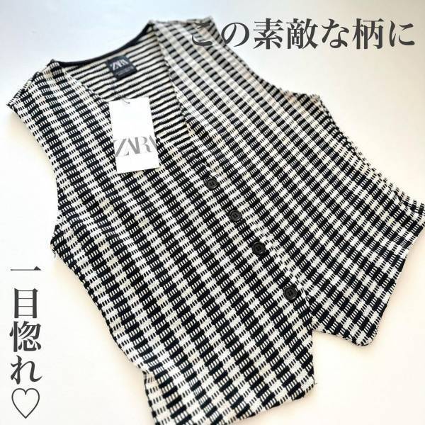 着た瞬間「タイプ」！！【ZARA】これだけで一気に垢抜け！”秋冬ベスト”が「大満足」