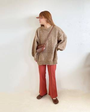 これは「買うしかなかった」！「最強にしっくりきた」【しまむら】の”ブラウントップス”が可愛い