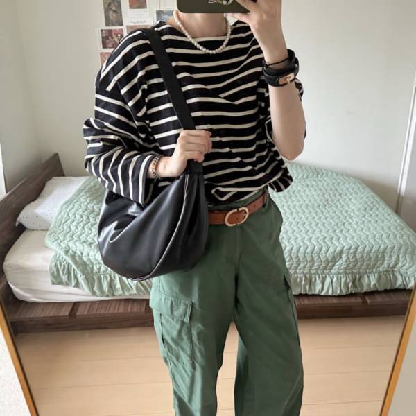 「愛用者が多い」ってウワサ♡【ユニクロ】の「買って損なし」”ボーダートップス”コーデ4選