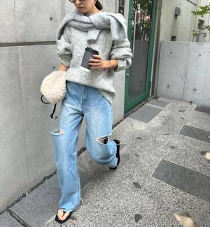 秋冬はどう着る？真似したい【最旬デニムコーデ】