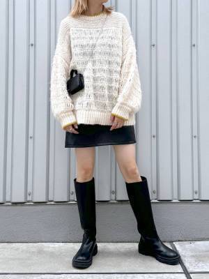 【透け感ニット】は綺麗めもカジュアルも◎