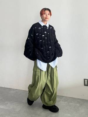 【透け感ニット】は綺麗めもカジュアルも◎