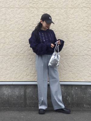 【透け感ニット】は綺麗めもカジュアルも◎