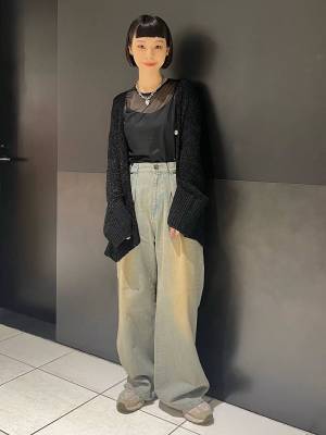 マジで毎日着ちゃいそう！！【JEANASIS】チクチクしない！柔らか「ざっくりカーデ」