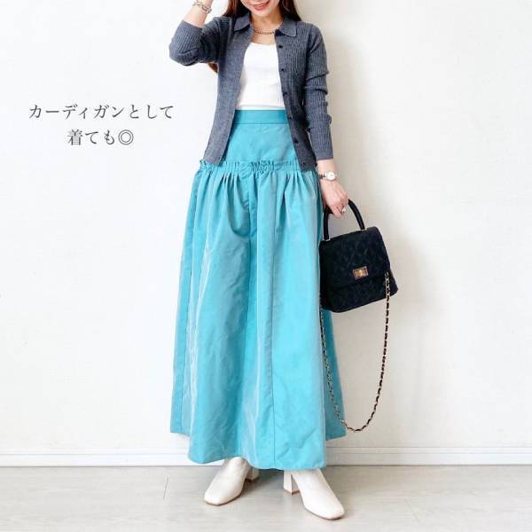 《迷わずイロチ買い》「細見えするよー！！」【ユニクロ】「着回し力抜群」“ポロカーデ”が天才