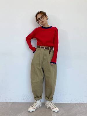 今季は《レッド》に注目！一点投入で即トレンド感UP♡ 【赤色トップス】