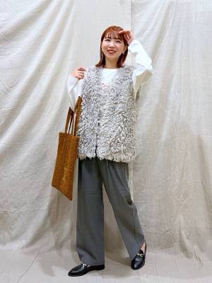 オンオフ兼用できちゃう♡【グローバルワーク】カラバリ豊富な「美シルエットパンツ」