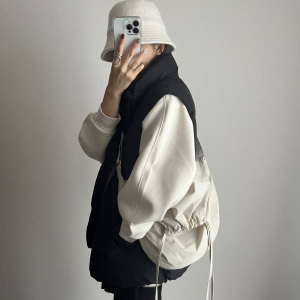 「さらに使いやすくなった」【GU】の人気”ダウンベスト”は今秋大活躍間違いなしで超着回せる！