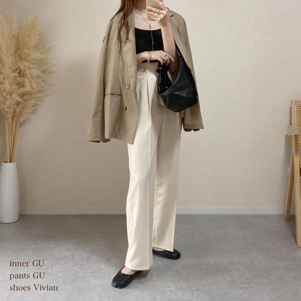 こなれ感、えっっぐ！【大人淡色コーデ】デートにピッタリ♡「今っぽジャケット」