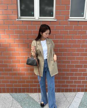 こなれ感、えっっぐ！【大人淡色コーデ】デートにピッタリ♡「今っぽジャケット」