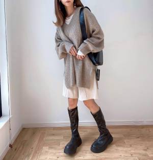 この”ゆるさ”が今っぽ♡【秋コーデ】マネしたい！ オシャレさんのコーデ術