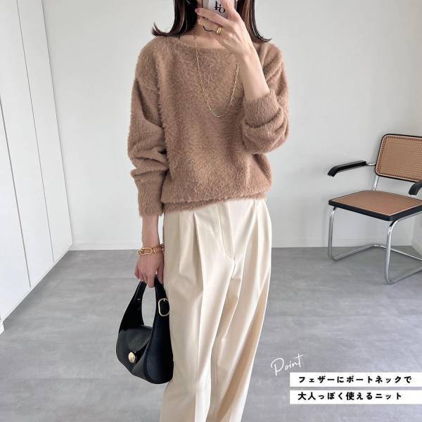 【GU】の新作ニットが「優秀だった件」！コスパ◎でこっくり秋カラーにきゅん♡