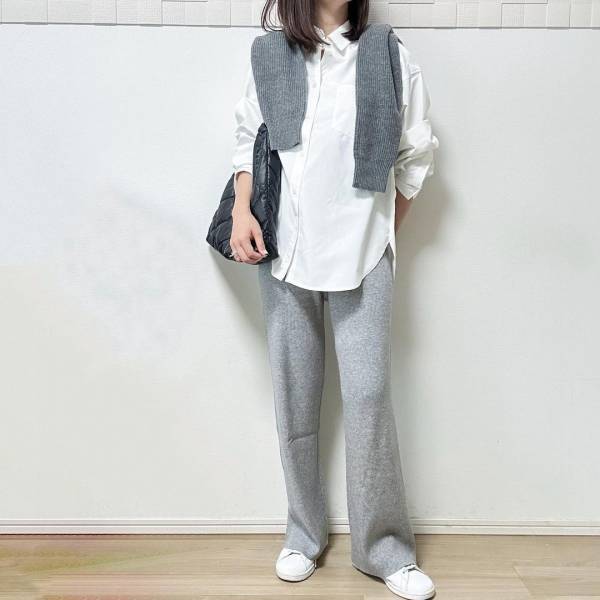 穿いた瞬間「バズる理由」分かりました！【ユニクロ】まさに「楽ちん可愛い」”ニットボトム”に感動