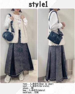 「本当にツボすぎる可愛さ」で激推し！【しまむら】超着回せる！！”高見えロングスカート”まとめ