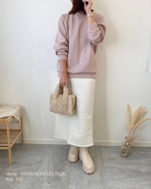 丈感も形も穿き心地も「すべて理想でした」！！【GU】すっごく高見え”楽ちんスカート”は手放せない…！