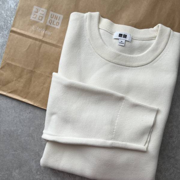 「人気」だから「なくなる」まで秒？！【UNIQLO】「上品にきまる」”リブクルーネックセーター”