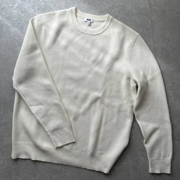 「人気」だから「なくなる」まで秒？！【UNIQLO】「上品にきまる」”リブクルーネックセーター”