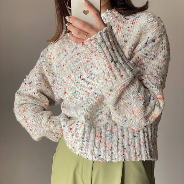 まさかの…「全色買い」？！【しまむら】「可愛いが溢れた」”つぶつぶニット”って知ってる？