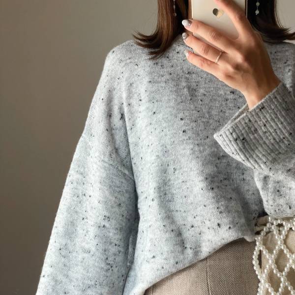 「バズったアイテム」が「アップデート」して帰ってきた！【しまむら】”クッキー＆クリームニット”は「抜かりない可愛さ！」