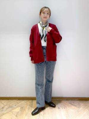 下半身が太く見える → 解決！【グローバルワーク】柔らか素材の「フレアデニム」が万能！