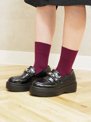 秋欲しいのは上品カラーソックス♡【tutu anna】発・最旬足もとコーデ Vol.3