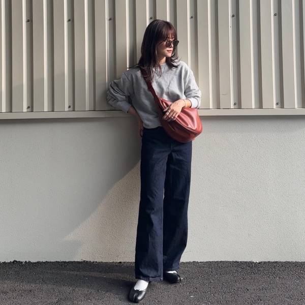 「シルエットの良さに感激！！」 【ユニクロ】スッキリ見え叶う♡「バギージーンズ」