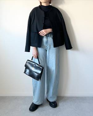 「品よく使えるから」いい！！【ユニクロ】”ツイードジャケット”は「大人にぴったり」