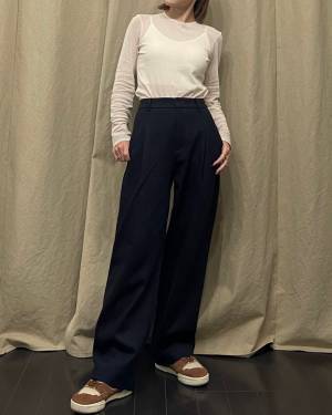 秋冬版タックワイド！？【ユニクロ】「新作ジャージータックワイド」は快適な穿き心地