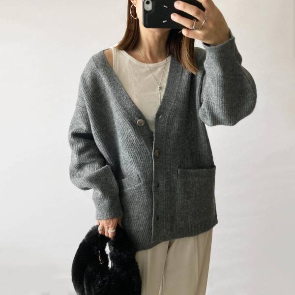 「病みつきになりそう♡」めちゃ「重宝する」【GU】「着心地」抜群“オーバーカーデ”集