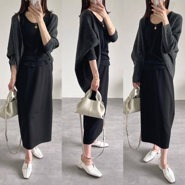 「脱力感が魅力」？！【ユニクロ】「シルエットがキレイ」な”カーディガン”