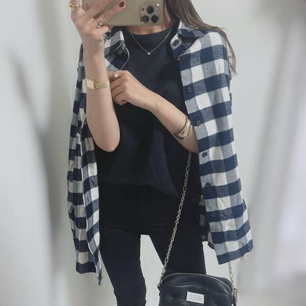 そりゃ人気になるわ♡【ユニクロ】羽織るだけで主役級！「チェック柄シャツ」