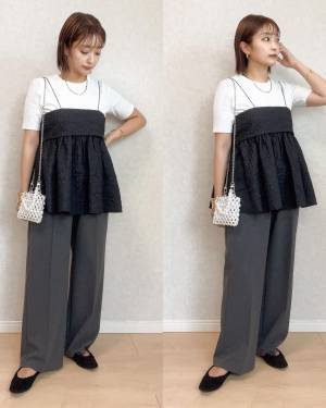 ポコポコ感がたまらんッ♡ 【しまむら】しまらー達が争奪戦！？ 大人気「ペプラムキャミ」