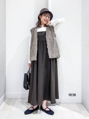 この秋バズりそう！【グローバルワーク】1枚重ねるだけでサマ見え♡「ファーベスト」