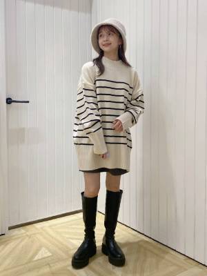 オーバーサイズであざと見え♡【ゆるっとニット】で叶う「王道モテコーデ」って？