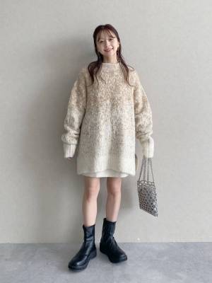 オーバーサイズであざと見え♡【ゆるっとニット】で叶う「王道モテコーデ」って？