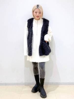 「腰回り気になる」→ 解決！【JEANASIS】ゆるっと感がポイント！「前後2WAYチュニック」