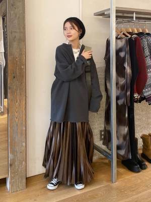 「腰回り気になる」→ 解決！【JEANASIS】ゆるっと感がポイント！「前後2WAYチュニック」