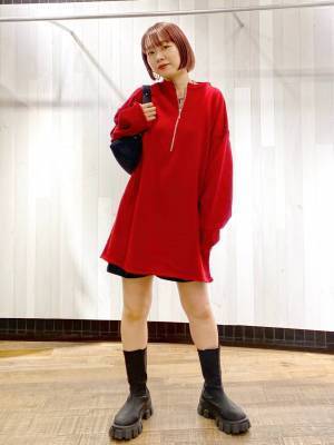 「腰回り気になる」→ 解決！【JEANASIS】ゆるっと感がポイント！「前後2WAYチュニック」