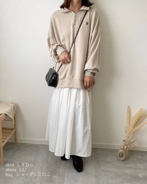 「秋冬」に愛用すること間違いなし！？【WEGO】「体型カバー」もできる”ハーフジッププルオーバー”