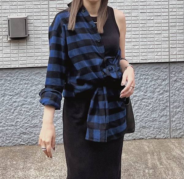 「色んな着方楽しめる」から「大活躍」【ユニクロ】”フランネルチェックシャツ”は必需品♡