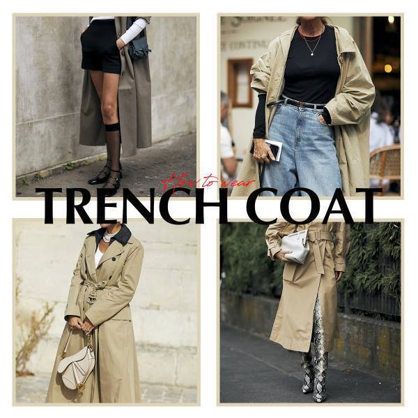 定番トレンチコートコーデは「小物テクニック」で見違える！【ストリートスナップ】