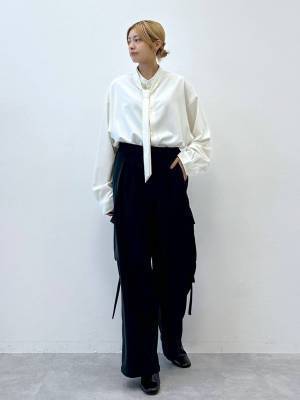 普段着に【ネクタイ】を取り入れるのが”今っぽ”です♡