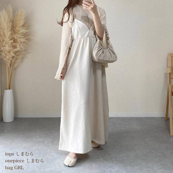 「最ッッ強に可愛い♡」【しまむら】この秋の1軍アイテムに♡「モテワンピース」